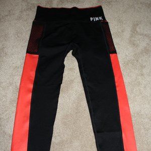 NWT Victoria s Secret PINK Cool & Comfy Leggings Black Medium Ankle